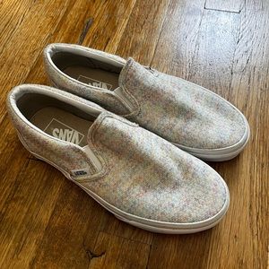Size 7.5 slip on vans